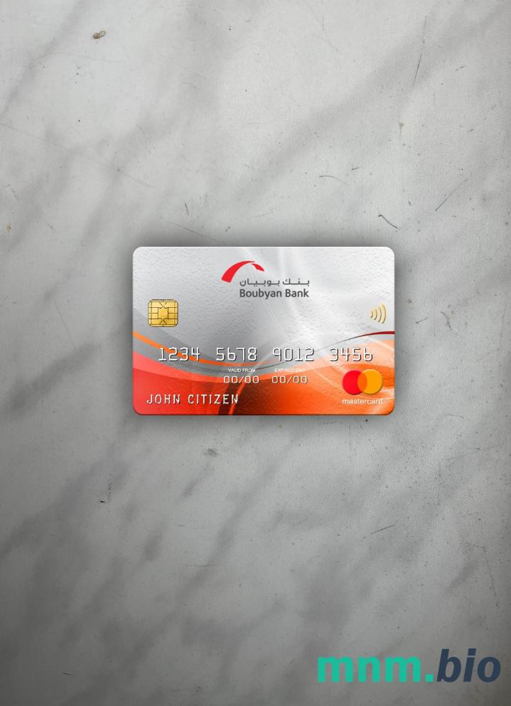 Kuwait Boubyan bank wygląd zdjęcia mastercard skan PSD + zdjęcie